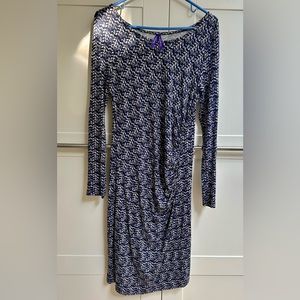 Seraphine Maternity navy wrap dress Size 4